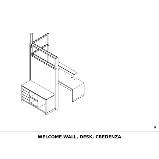 Retail 2.0 Welcome Wall/Credenza - 21400585