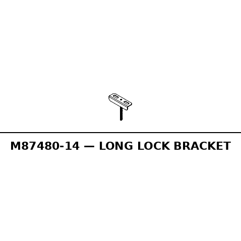 Long Lock Bracket - RC-M87480-14