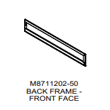 Back Frame (Front Face) - RC-M8711202-50