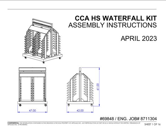 Assembly Guide PDF: HS Double Island Kit / Retail 2.0 Hard Surface Island Display - 21400580