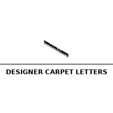 Designer Carpet Letters - RC-P87480-100