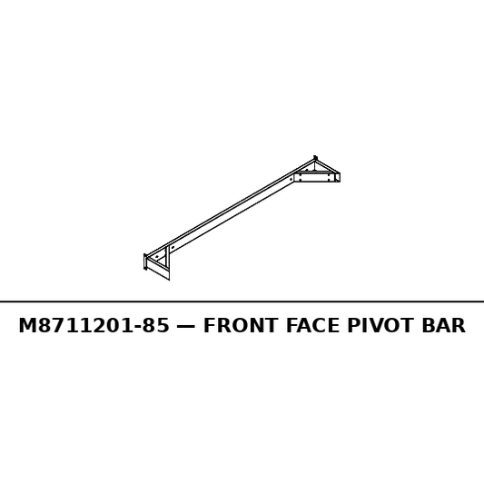 Front Face Pivot Bar - RC-M8711201-85