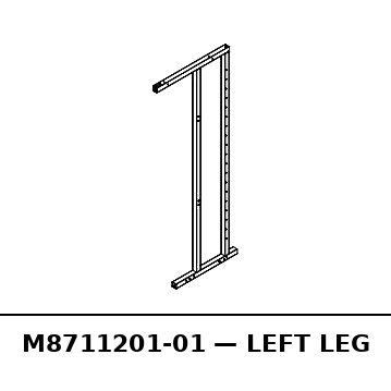 Left Leg - RC-M8711201-01