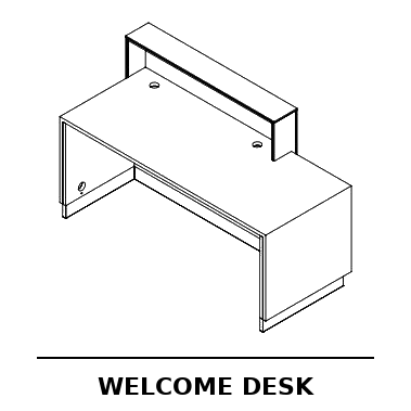 Welcome Desk - RC-21400585-WELCOMEWALL CTN 2