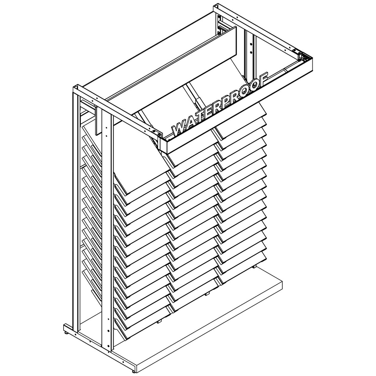 Hard Surface Triple Vertifal Wall - 21400573