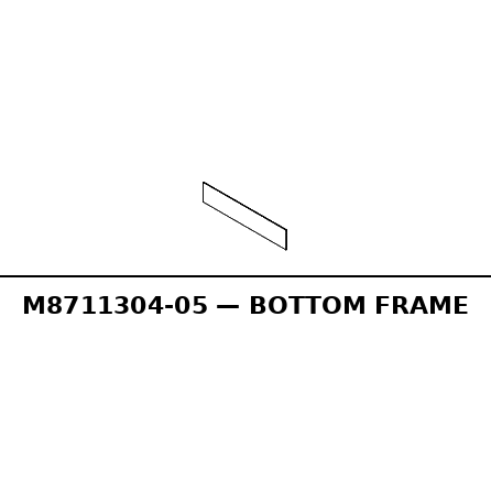 Bottom Frame - RC-M8711304-05
