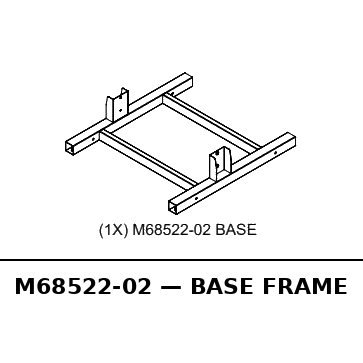 Upright Base Frame - RC-M68522-02