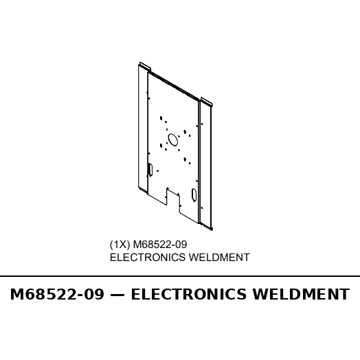 Electronics Weldment - RC-M68522-09