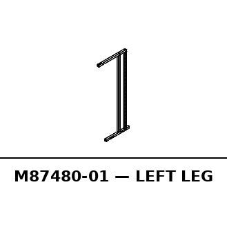Left Leg - RC-M87480-01