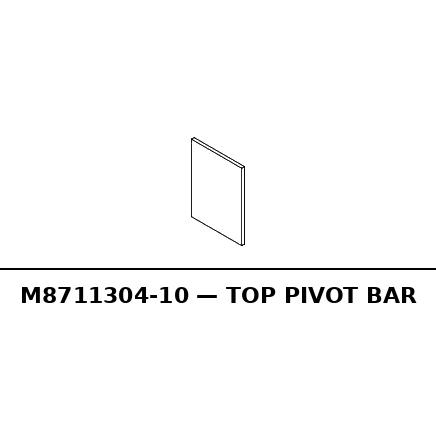 Top Pivot Bar - RC-M8711304-10
