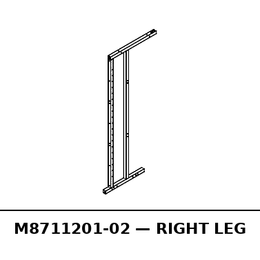 Right Leg - RC-M8711201-02