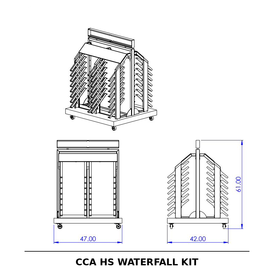 HS Double Island Kit / Retail 2.0 Hard Surface Island Display - 21400580
