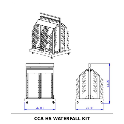 HS Double Island Kit / Retail 2.0 Hard Surface Island Display - 21400580
