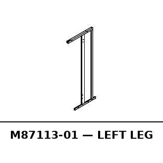 Left Leg - RC-M87113-01