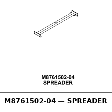 Spreader - RC-M8761502-04
