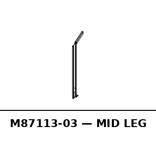 Middle Leg - RC-M87113-03