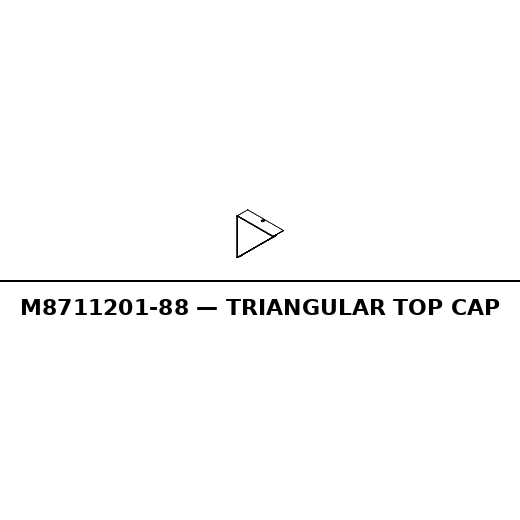 Triangular Top Cap - RC-M8711201-88