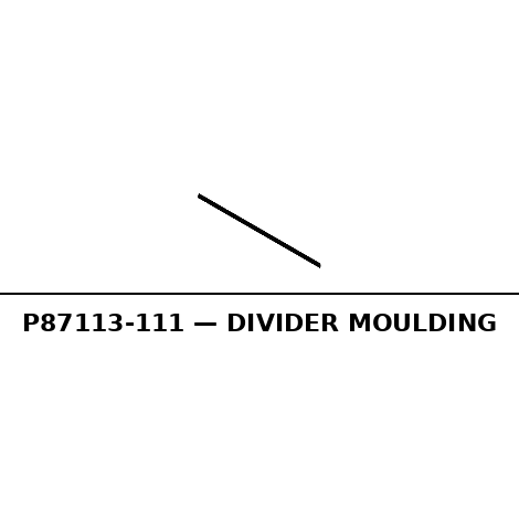 Divider Moulding - RC-P87113-111
