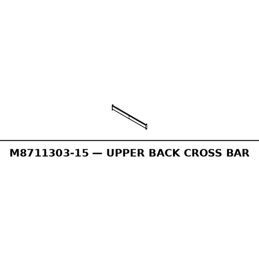 Upper Back Cross Bar - M8711303-15
