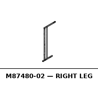 Right Leg - RC-M87480-02