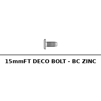 15MM Deco Bolt