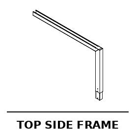 Sample Wall, Top Frame, Lower Side Frame, Top Side Frame, Extension Post, Hardware - RC-21400585-WELCOMEWALL CTN 3
