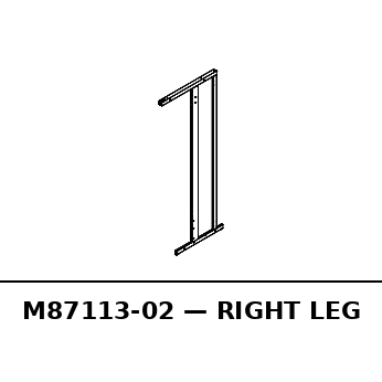 Right Leg - RC-M87113-02