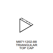 Triangular Top Cap - M8711202-88
