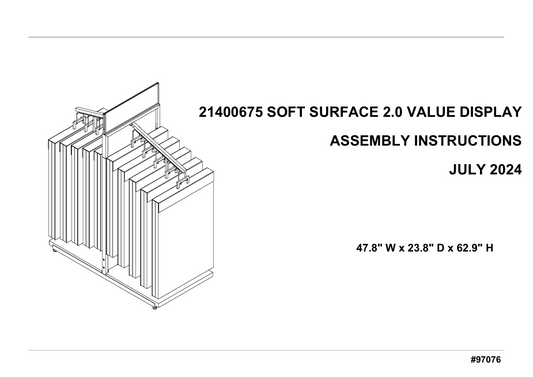 Assembly Guide PDF: Soft Surface 2.0 Value Display - 21400675