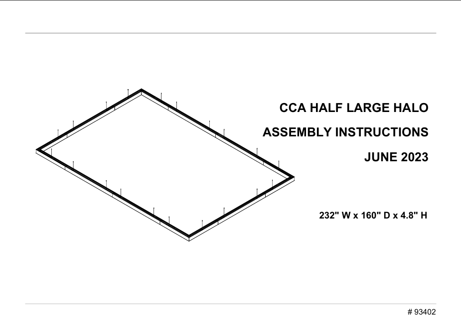 Assembly Guide PDF: Retail 2.0 Hub Halo-Half Size - 21400611