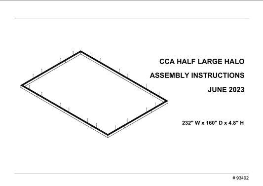 Assembly Guide PDF: Retail 2.0 Hub Halo-Half Size - 21400611
