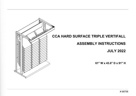 Assembly Guide PDF: Hard Surface Triple Vertifal Wall - 21400573