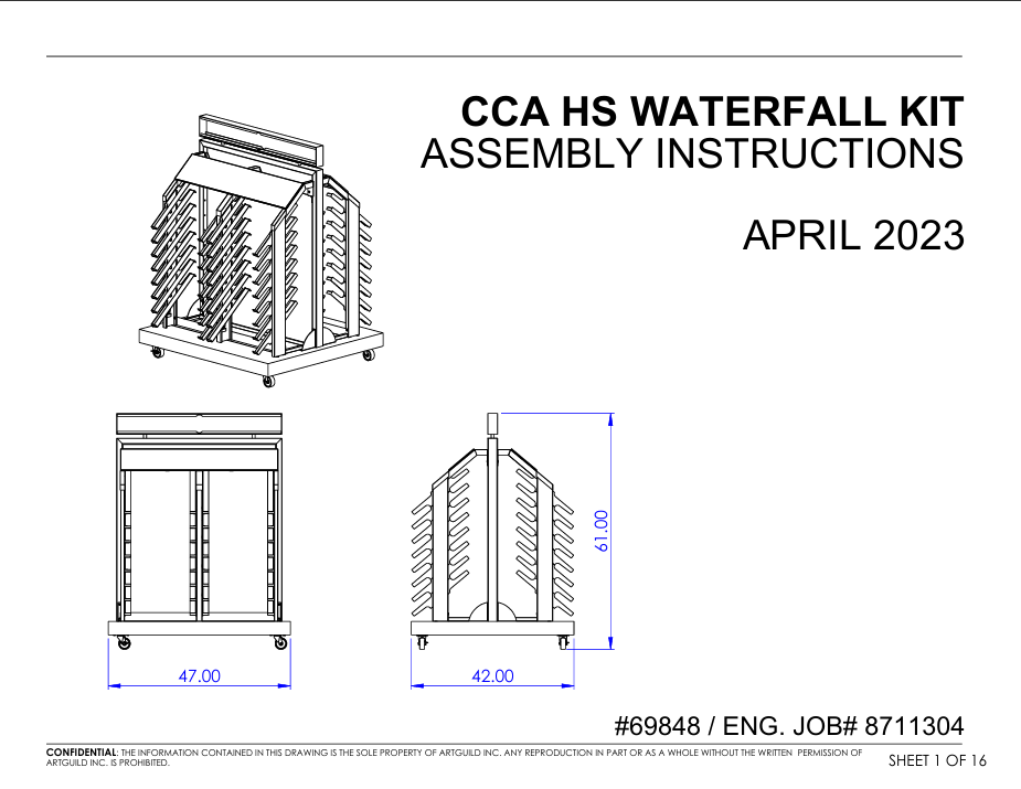 Assembly Guide PDF: HS Double Island Kit / Retail 2.0 Hard Surface Island Display - 21400580