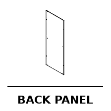 Back Panel - RC-W87480-31