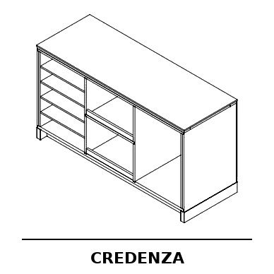 Credenza - RC-21400585-WELCOMEWALL CTN 1