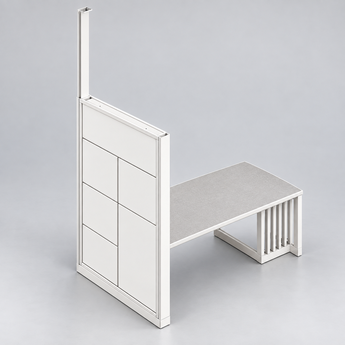 Retail 2.0 36"H Relationship Table W/Grid Wall & CXP READY - 21400587