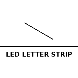 Light Strip For 3D Letters - RC-L8696102-501 LED