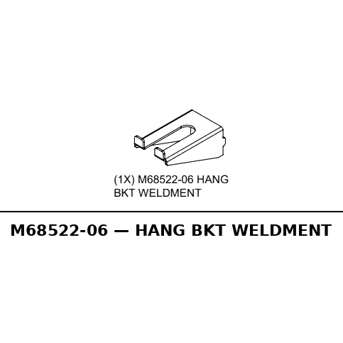 Hanger Bracket - RC-M68522-06