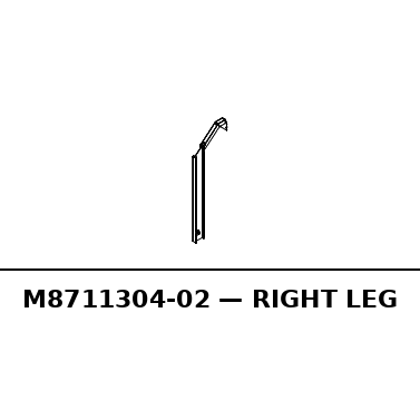 Right Leg - RC-M8711304-02