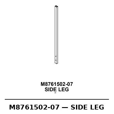 Side Leg - RC-M8761502-07