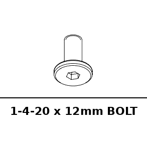 (1/4-20) X 12mm BOLT